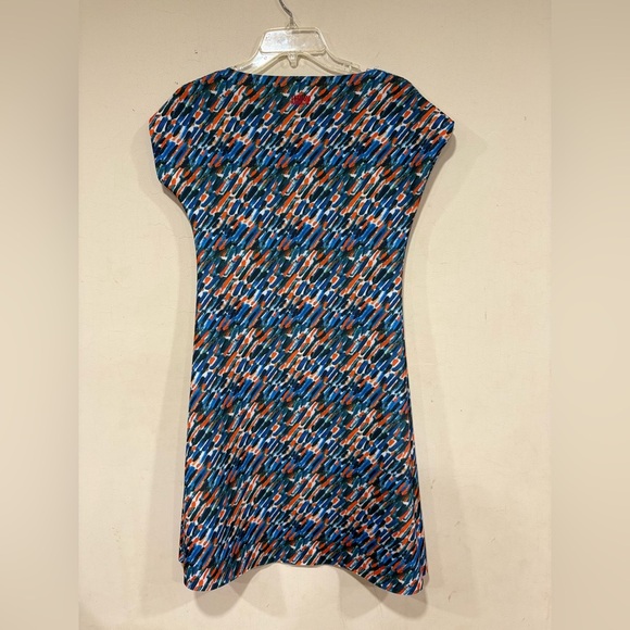 Animapop Italy Reversible Dress Abstract Artsy NWT No Iron Travel Women’s Sz S - Picture 4 of 15